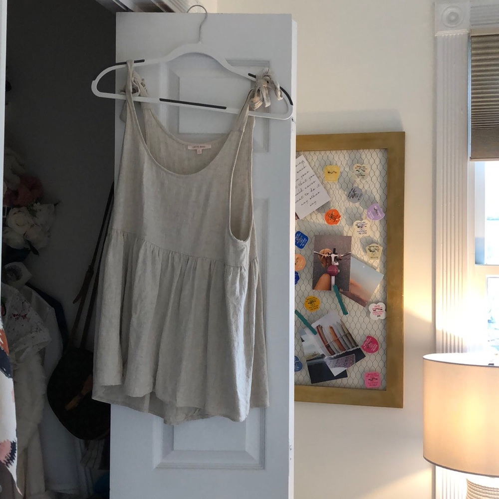 linen mini dress